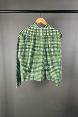 Hannoh Wessel Green Check Sonja Shirt