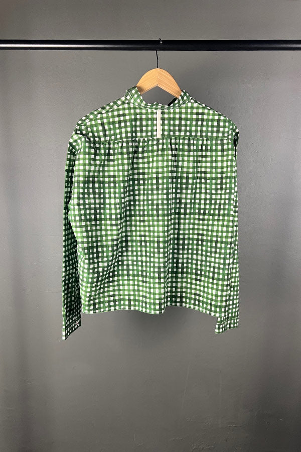 Hannoh Wessel Green Check Sonja Shirt