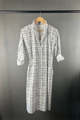 Hannoh Wessel Danica Black Check Shirt Dress