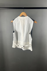 Hannoh Wessel Ginette Gilet in Zinc