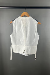 Hannoh Wessel Ginette Gilet in Zinc