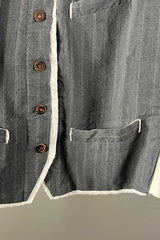 Hannoh Wessel Ginette Gilet in Zinc