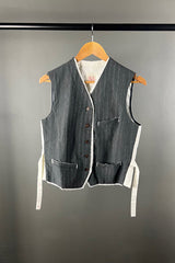 Hannoh Wessel Ginette Gilet in Zinc