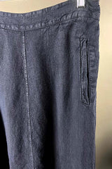 Hannoh Wessel Navy Jade Linen Skirt