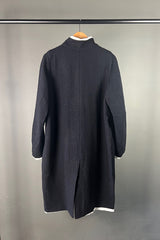 Hannoh Wessel Gray Marika Harris Tweed Woollen Coat