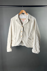 Hannoh Wessel Valeriane White Cropped Jacket