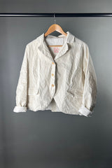 Hannoh Wessel Valeriane White Cropped Jacket