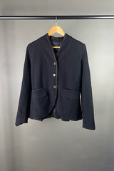 Hannoh Wessel Veronica Navy Harris Tweed Jacket