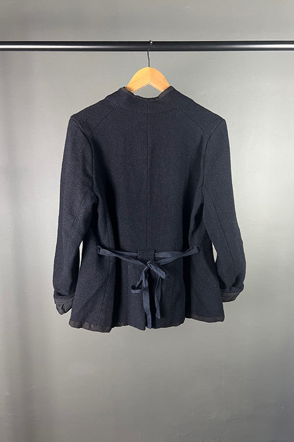 Hannoh Wessel Veronica Navy Harris Tweed Jacket