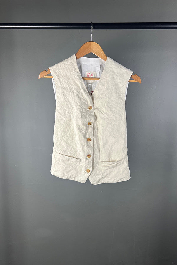 Hannoh Wessel Natural Gertrud Gilet