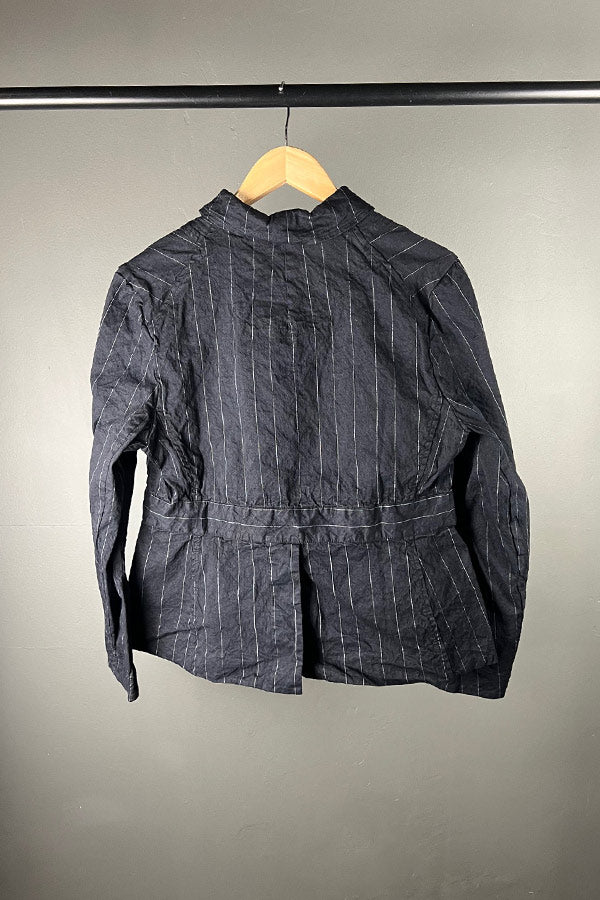 Hannoh Wessel Veveh Pinstripe Jacket in Notte