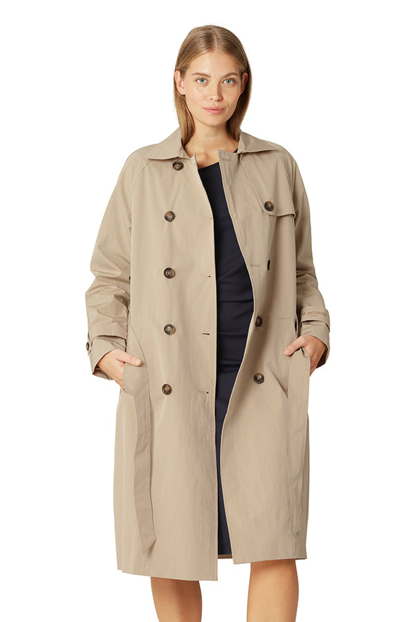 Ilse Jacobsen White Pepper Trench RainCoat