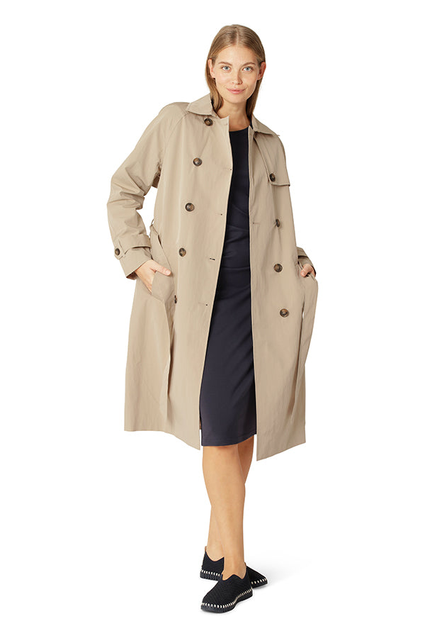 Ilse Jacobsen White Pepper Trench RainCoat
