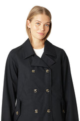 Ilse Jacobsen Dark Indigo Short Trench RainCoat
