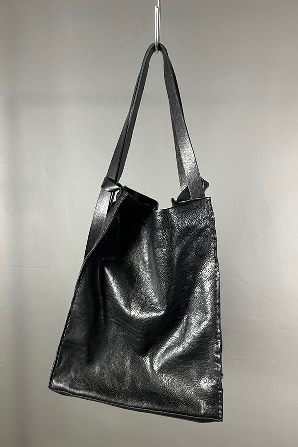 InkOlives Handmade Black Tote | Backpack