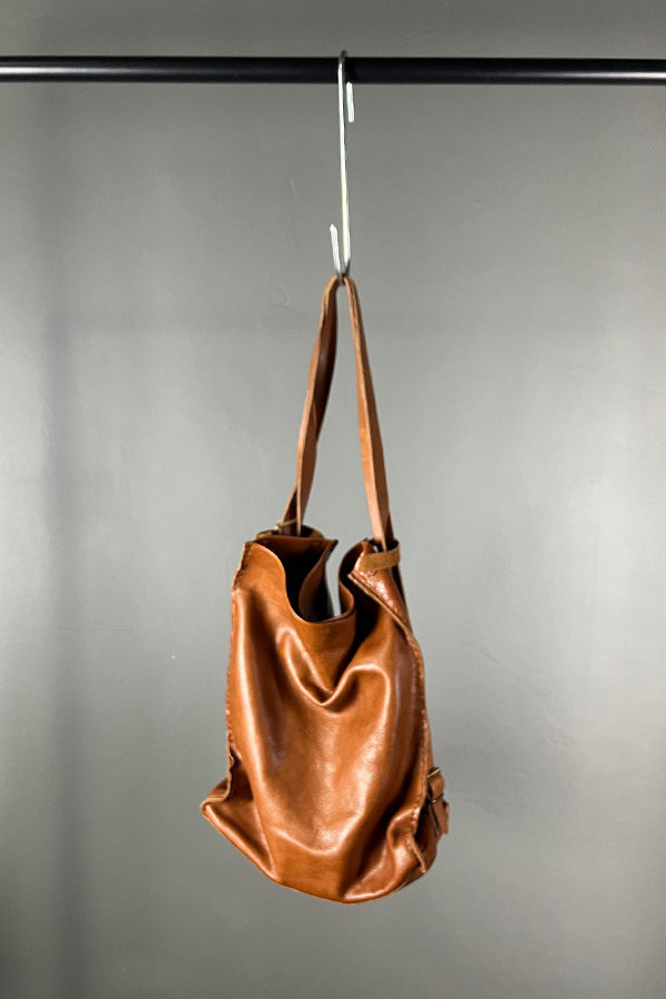 InkOlives Handmade Tan Tote | Backpack