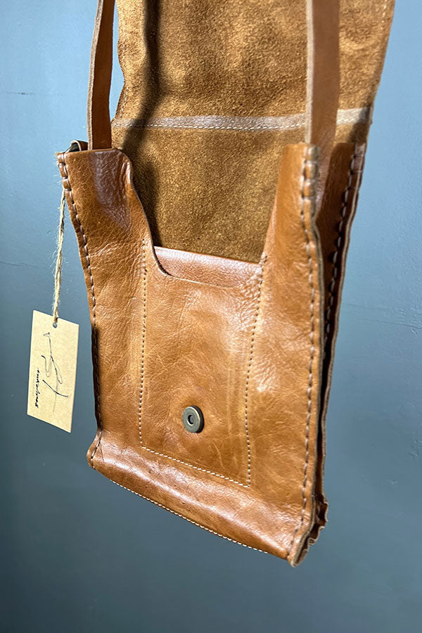 InkOlives Handmade Tan Vespino Bag