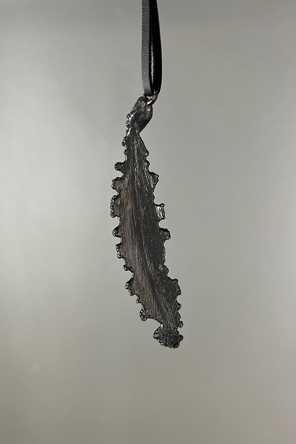 Studio Koak Eucalyptus Leaf Electro Form Necklace