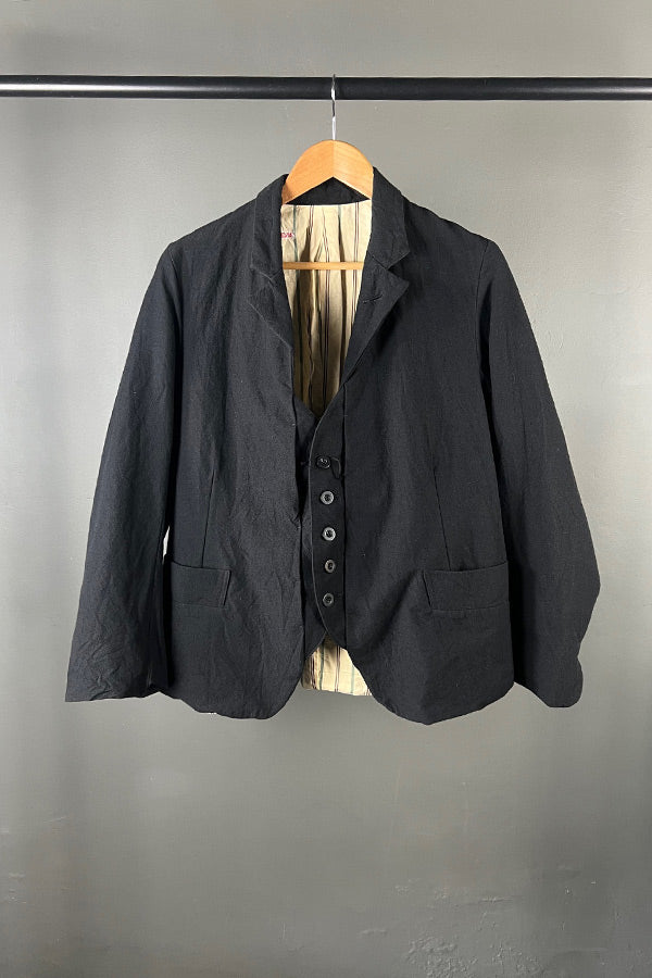 Klasica Wool-Cotton Ardoise Jacket