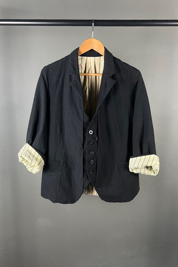 Klasica Wool-Cotton Ardoise Jacket