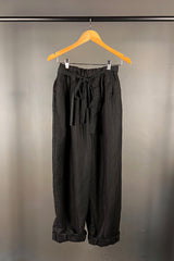 Klasica Ramie Cotton Tie Pants