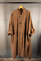 Klasica Oversized Safron Linen Coat