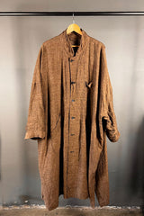 Klasica Oversized Safron Linen Coat