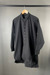 Klasica Woven Cotton Black Shirt