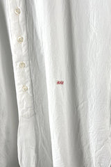 Klasica Woven Cotton White Shirt