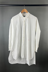 Klasica Woven Cotton White Shirt