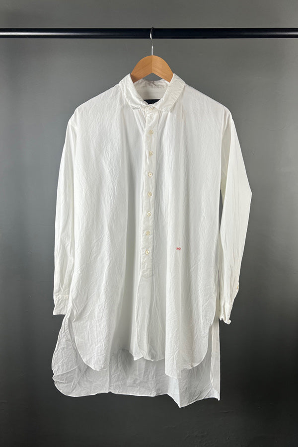 Klasica Woven Cotton White Shirt