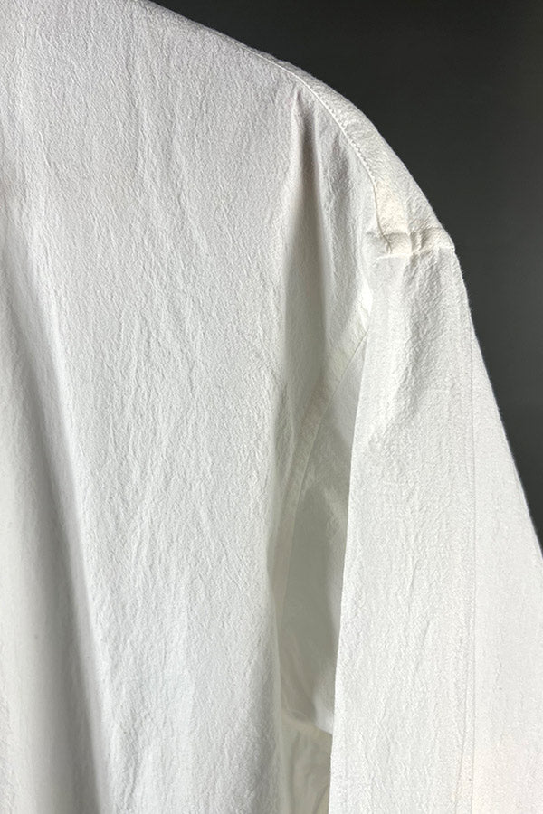 Klasica Woven Cotton White Shirt