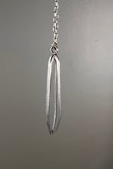 Klasica Silver Cage Pendant Necklace