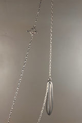 Klasica Silver Cage Pendant Necklace