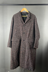 Klasica Mixed Brown Tweed Coat