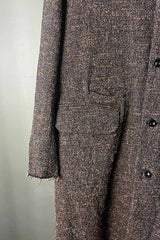 Klasica Mixed Brown Tweed Coat