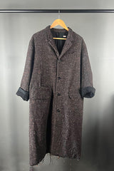 Klasica Mixed Brown Tweed Coat