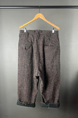 Klascia Mixed Brown Tweed Pants