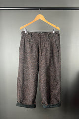 Klascia Mixed Brown Tweed Pants