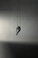 Koak Hand Forged Bird Skull Pendant Necklace