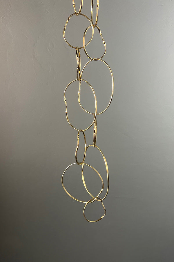 Katerina Vassou Gold Twisted Ring Necklace