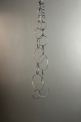 Katerina Vassou Acid-Silver Twisted Ring Necklace