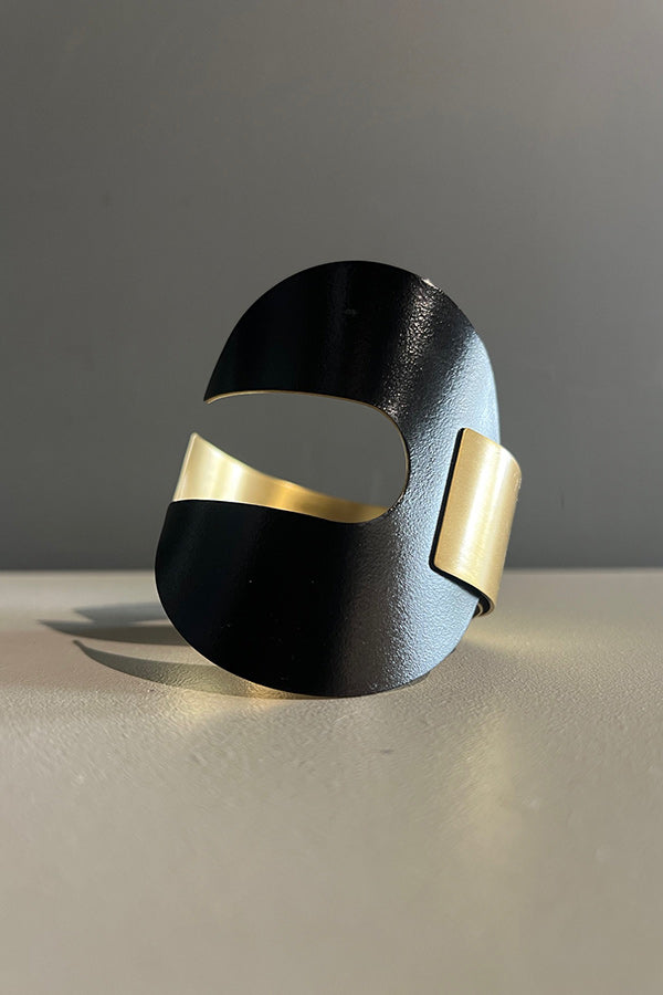 Katerina Vassou Black & Gold Cuff