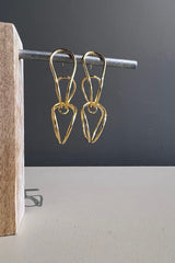 Katerina Vassou Gold Metal Earrings