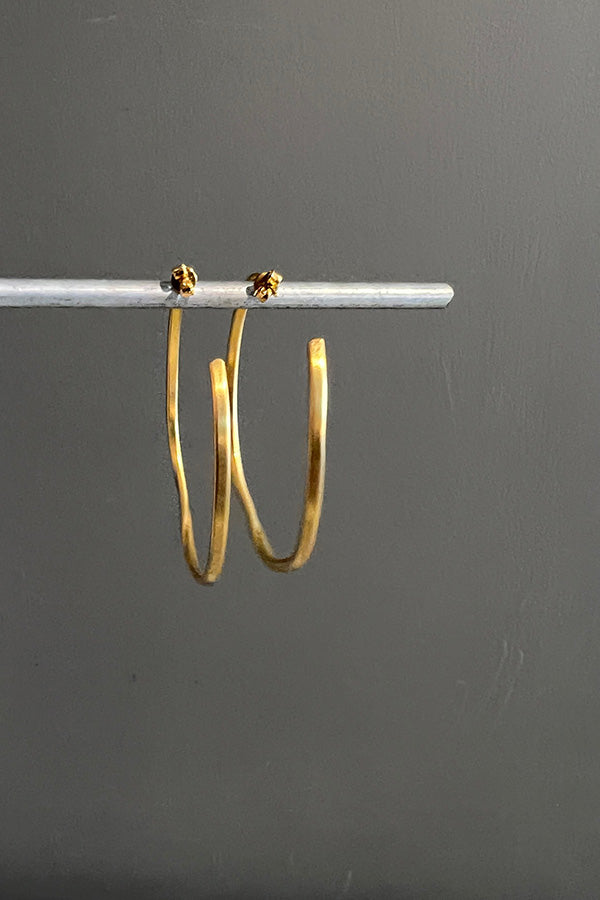 Katerina Vassou Gold Twist Hoops