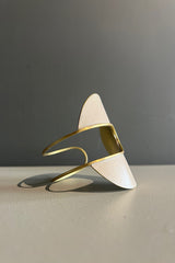 Katerina Vassou White & Gold Cuff