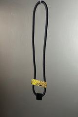 Katerina Vassou Rope Necklace with Black & Gold Pendant