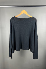 La Vaca Loca Arena Black Linen Knit
