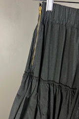 La Vaca Loca Alguno Black Tiered Skirt