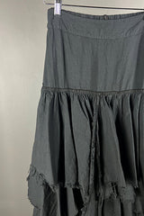 La Vaca Loca Alguno Black Tiered Skirt